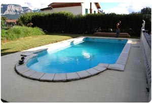 Pool before installation
