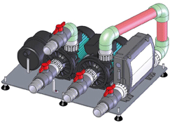 Cross section valves