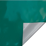 Green with grey underside Green with grey underside