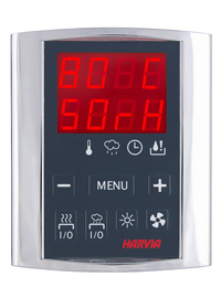 Griffin distance control unit with Harvia Rondium sauna