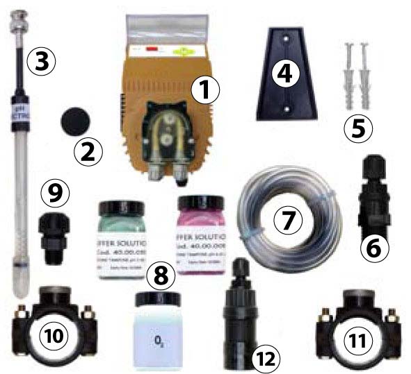 HC 100 pH regulating dosing pump kit