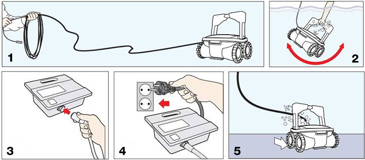 How to use pool cleaner aquabot 3
