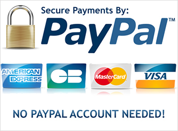 Secure payments by Paypal