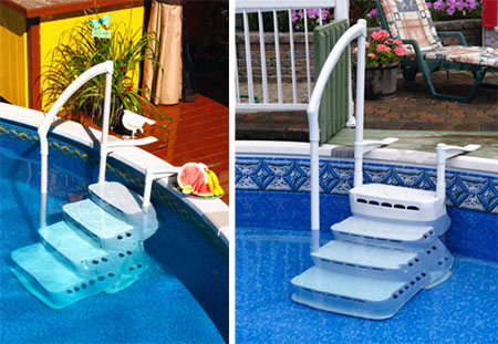 Aquarius removable pool steps 