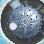 Inner view Triton sand filter