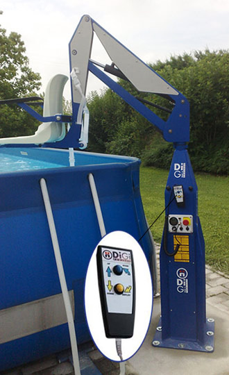 F100 static pool lift disabled pool access