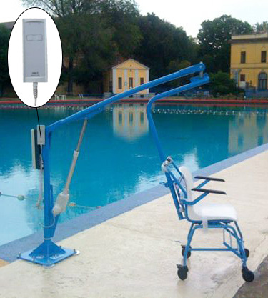 F145B detachable chair lift for disabled pool access