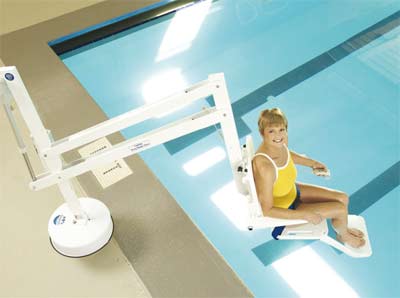 SPLASH LIFT, seat lift pool access for disabled 