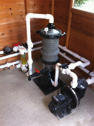 Installation on base WATERCO MULTICYCLONE PLUS cartridge filter