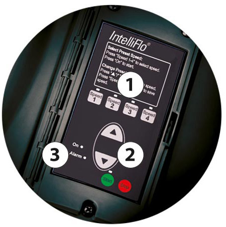 Intelliflo Starite SW 5P6R VS control panel