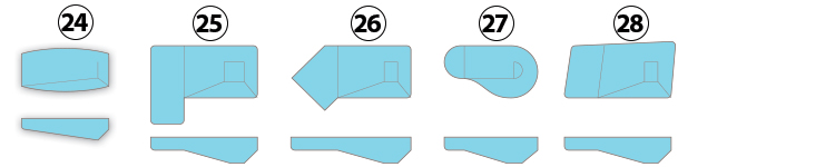 Pool 75 liner shape C