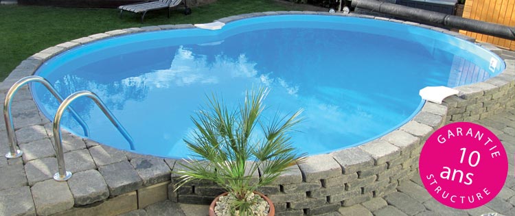 Mahogany galvanised steel sheet pool kit 