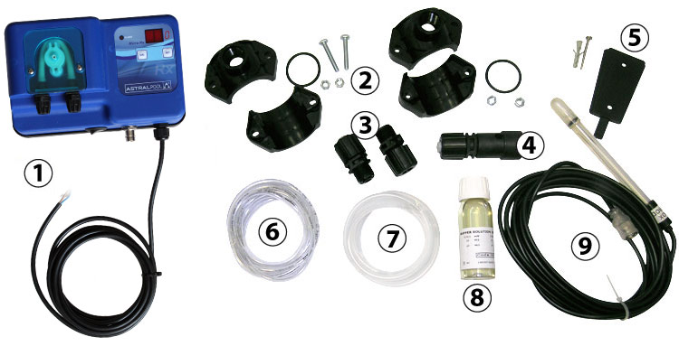 Astral Micro RX chlorine dosing pump kit