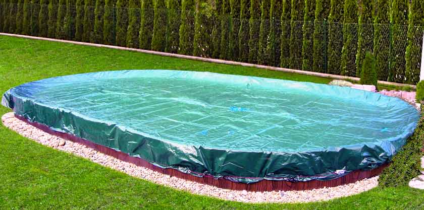 Oval above ground pool cover 