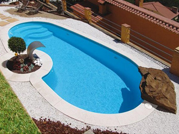 PORTO CERVO 950 polyester shell pool