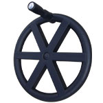 Manoeuvering wheel