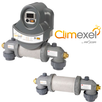 Climexel titanium heat exchanger