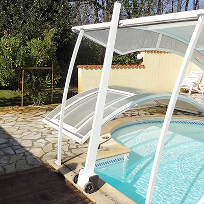 LIFT UP motorised unit for pool enclosures