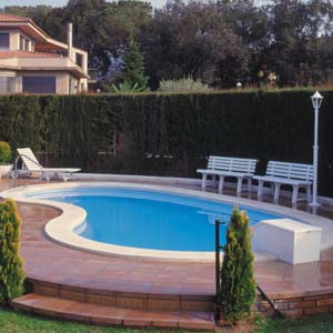 Taormina polyester shell pool