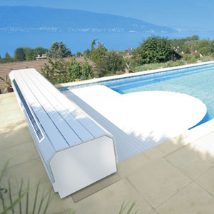 ABRIBLUE Banc Solar Energy above ground automatic pool shutter