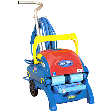 Aquabot viva pro with transportation trolley Aquabot viva pro with transportation trolley