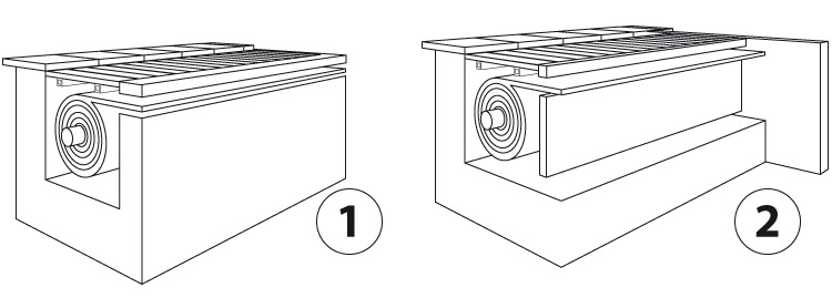 Schema separating walls Deepeo