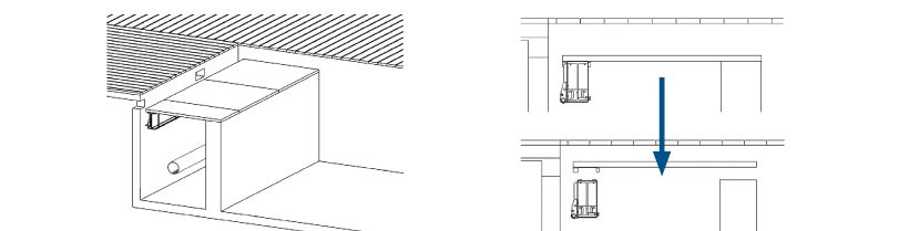 Schema to be tiled PVC Roussillon 2 immersed pool shutter