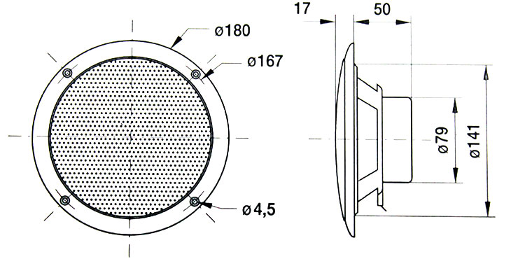 Schema audio speaker for sauna