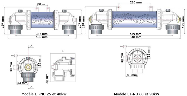  CLIMEXEL heat exchanger solo   dimensions