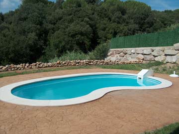 Taormina polyester shell pool