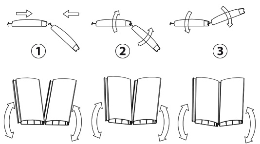 Slat assembly Abriblue<br />
