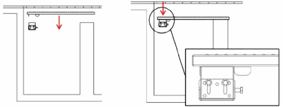 Stainless steel duct board schema ROUSSILLON 2 immersed pool shutter