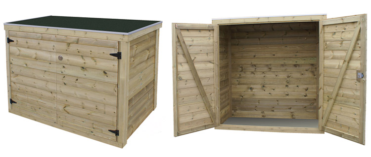 PAX technical shelter   garden storage box