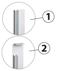 Supports for separation panel