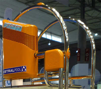 Upper section Astral Waterlift motorised pool ladder