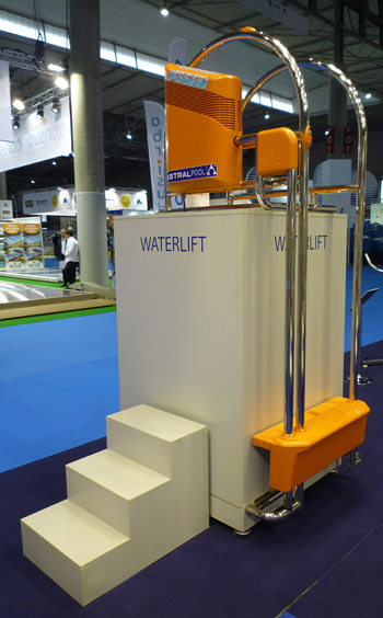 Astral Waterlift motorised pool ladder